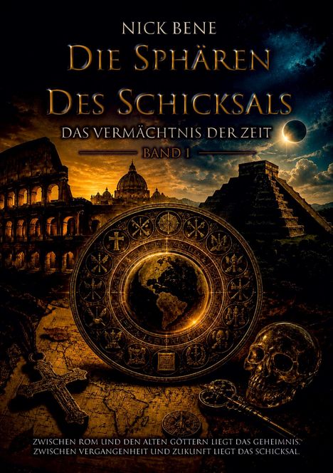 Nick Bene. Die Sphären des Schicksals. Das Vermächtnis der Zeit. Band I. Zwischen Rom und alten Göttern liegt das Geheimnis.