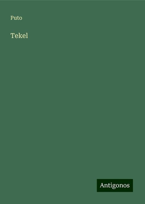 Puto: Tekel, Buch