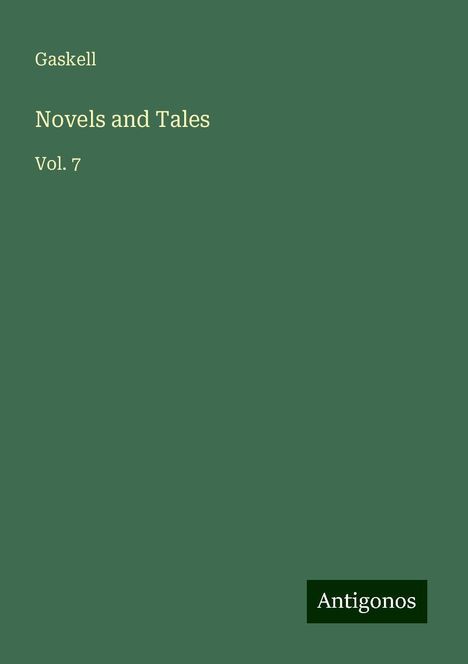 Gaskell: Gaskell: Novels and Tales, Buch