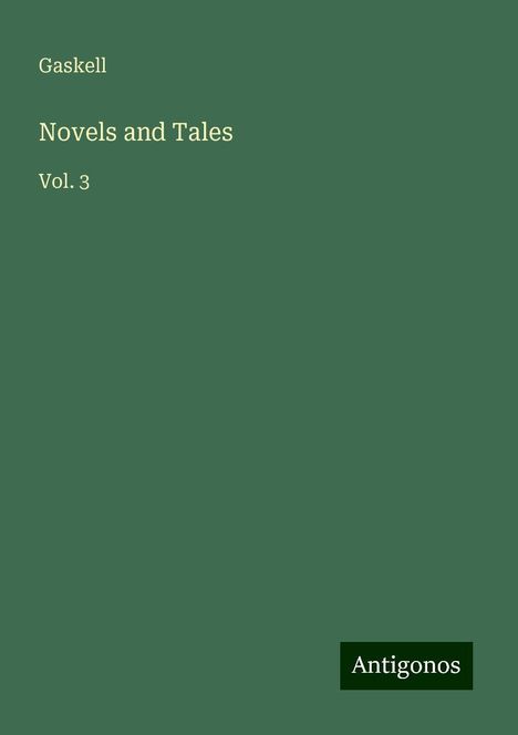 Gaskell: Novels and Tales, Buch