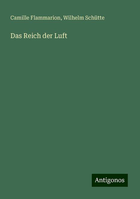 Camille Flammarion: Das Reich der Luft, Buch