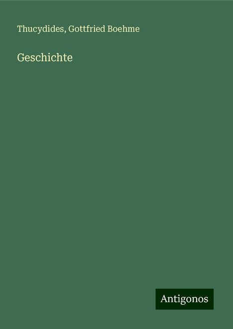 Thucydides: Geschichte, Buch