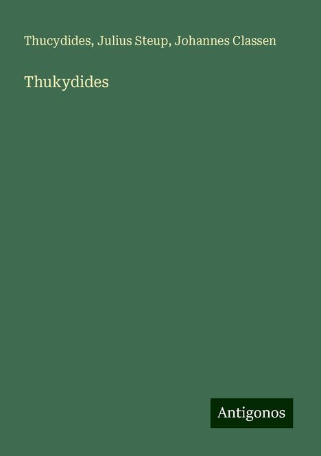 Thucydides: Thukydides, Buch