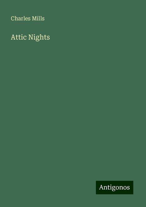 Charles Mills: Attic Nights, Buch