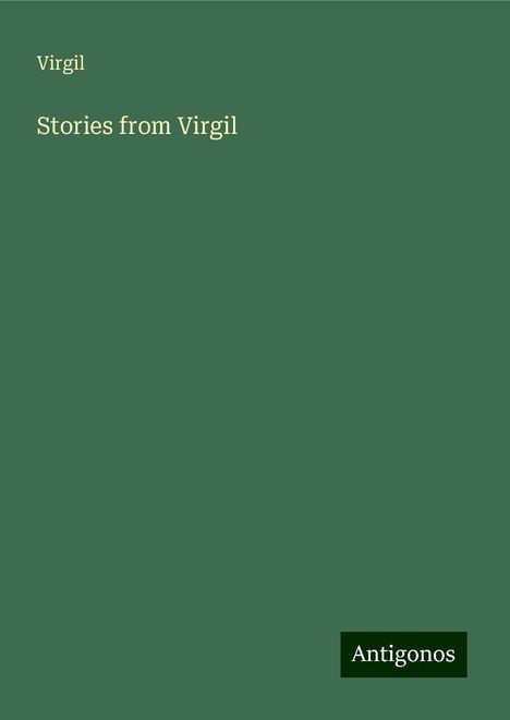 Virgil: Stories from Virgil, Buch