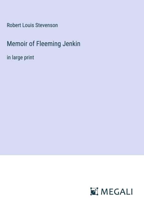 Robert Louis Stevenson: Memoir of Fleeming Jenkin, Buch