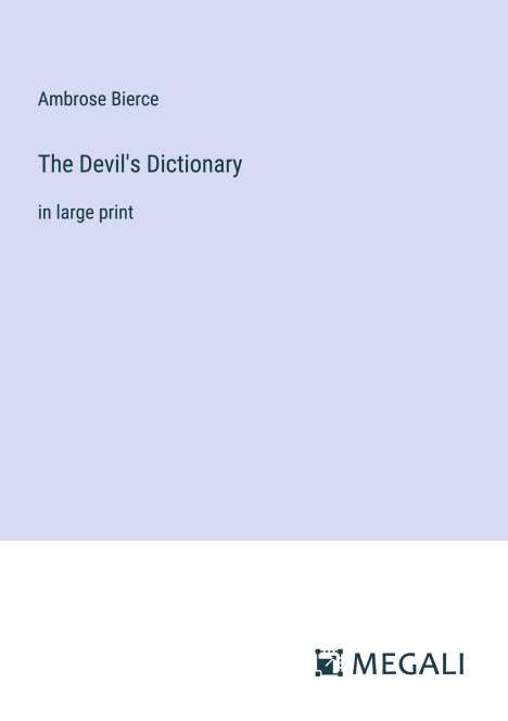 Ambrose Bierce: The Devil's Dictionary, Buch