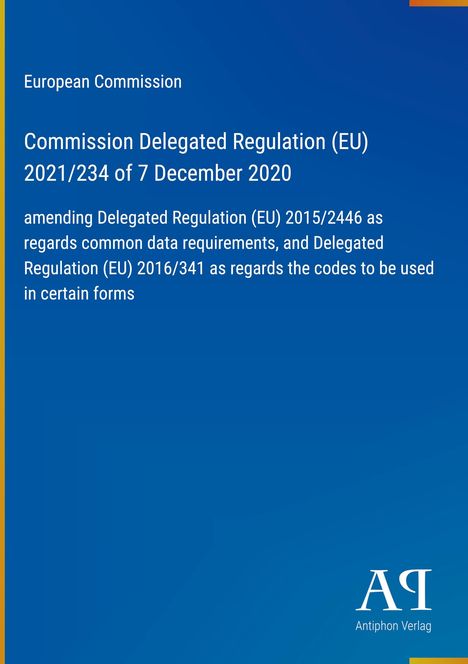 Text zur EU-Verordnung mit Regulierungsnummern auf blauem Hintergrund. Logo "AQ" unten rechts.