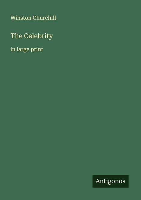 Winston Churchill: The Celebrity, Buch