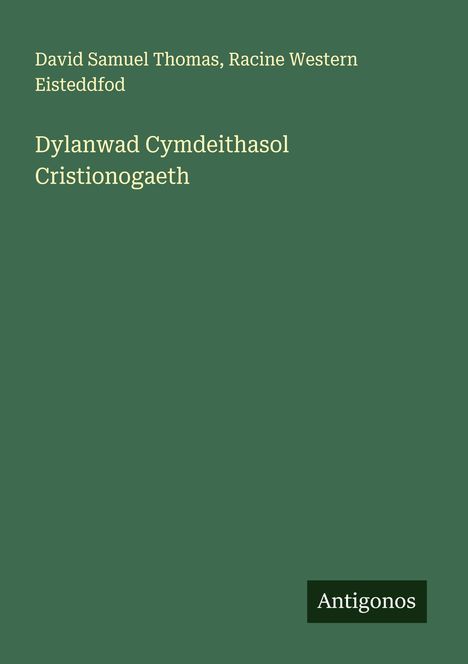 David Samuel Thomas: Dylanwad Cymdeithasol Cristionogaeth, Buch