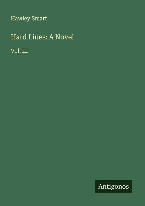 Hawley Smart: Hard Lines: A Novel, Buch