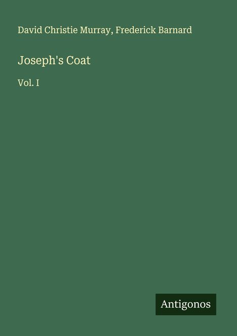 David Christie Murray: Joseph's Coat, Buch