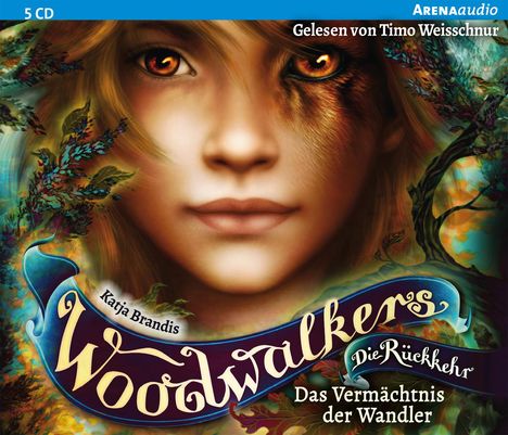 Katja Brandis: Woodwalkers - Die Rückkehr (Staffel 2, Band 1). Das Vermächtnis der Wandler, 5 CDs