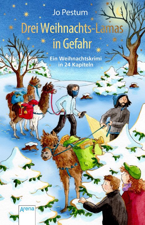 Jo Pestum: Drei Weihnachts-Lamas in Gefahr, Buch