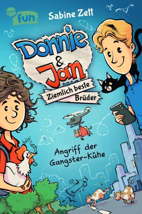 Sabine Zett: Donnie &amp; Jan - Ziemlich beste Brüder. Angriff der Gangster-Kühe, Buch