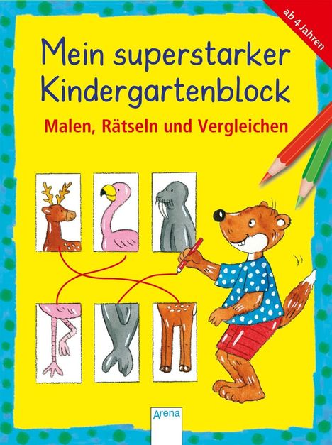 Friederike Barnhusen: Barnhusen, F: Mein superstarker Kindergartenblock. Malen, Rä, Buch