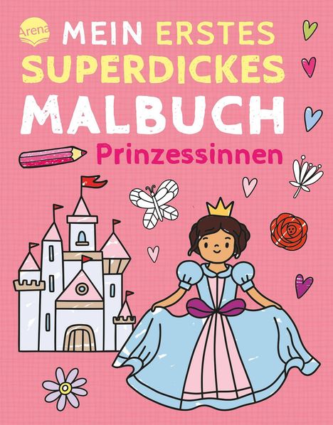 Tanya Emelyanova: Mein erstes superdickes Malbuch. Prinzessinnen, Buch
