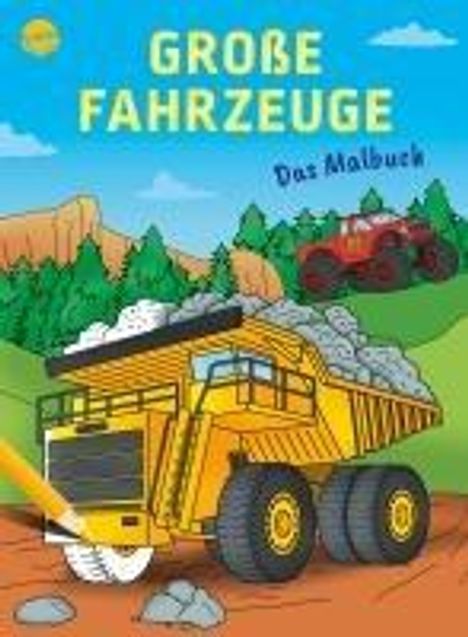 Gunter Segers: Das Malbuch. Große Fahrzeuge, Buch