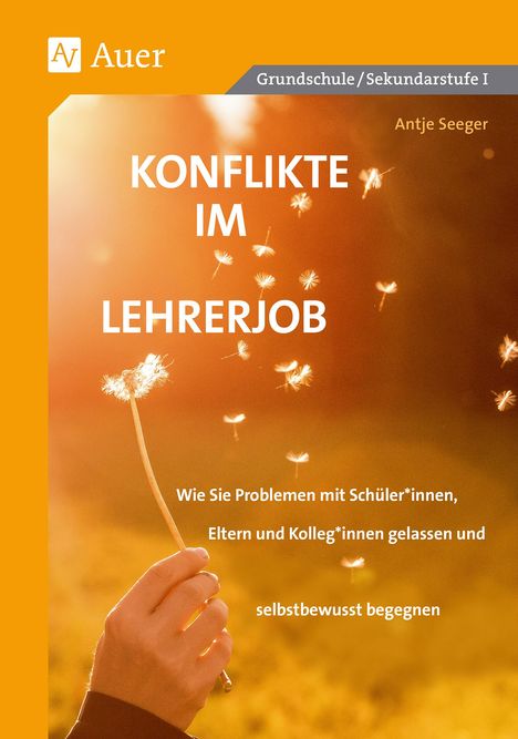 Antje Seeger: Konflikte im Lehrerjob, Buch