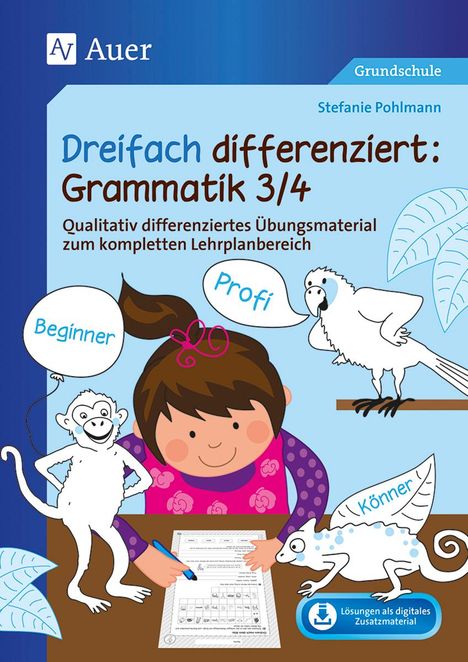 Stefanie Pohlmann: Dreifach differenziert Grammatik 3/4, 1 Buch und 1 Diverse