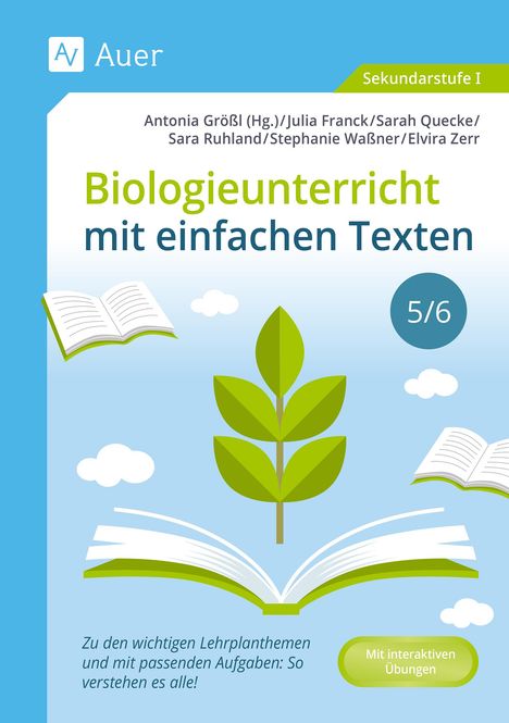 J. Gartner: Biologieunterricht mit einfachen Texten 5-6, 1 Buch und 1 Diverse