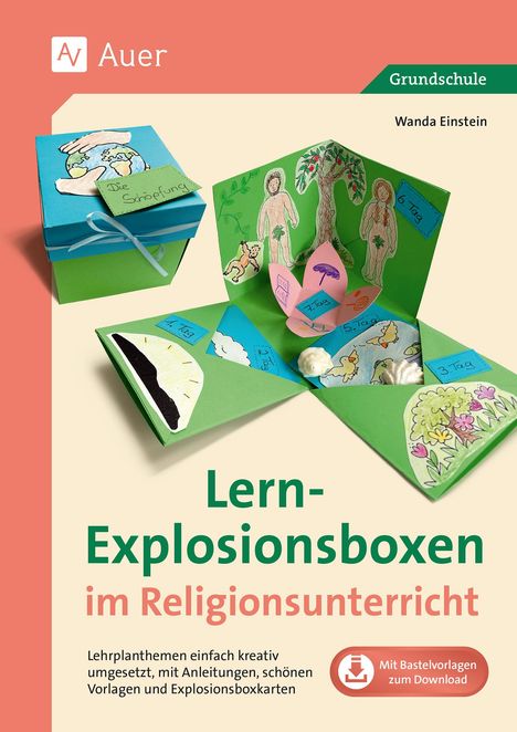 Wanda Einstein: Lern-Explosionsboxen im Religionsunterricht, 1 Buch und 1 Diverse