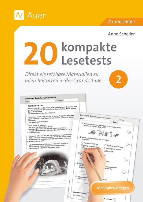 Anne Scheller: 20 kompakte Lesetests für Klasse 2, Buch