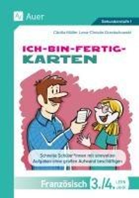 Cäcilia Müller: Ich-bin-fertig-Karten Französisch Lernjahr 3-4, Diverse