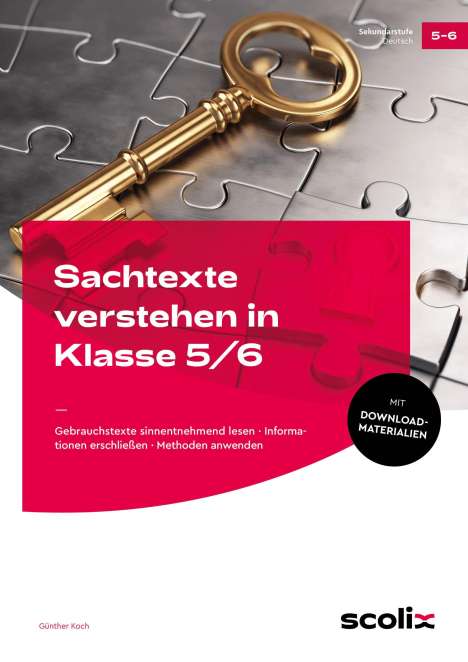 Günther Koch: Sachtexte verstehen in Klasse 5/6, 1 Buch und 1 Diverse