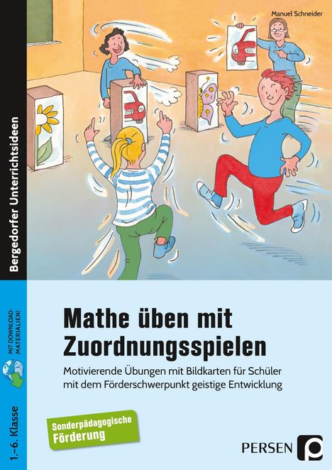 Manuel Schneider: Mathe üben mit Zuordnungsspielen, 1 Buch und 1 Diverse