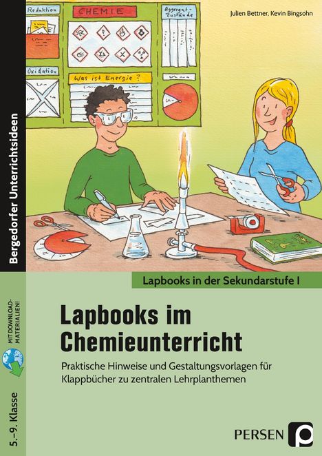 Kevin Bingsohn: Lapbooks im Chemieunterricht - 5.-9. Klasse, 1 Buch und 1 Diverse