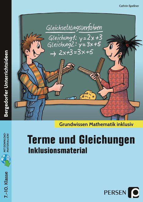 Cathrin Spellner: Terme und Gleichungen - Inklusionsmaterial, 1 Buch und 1 Diverse