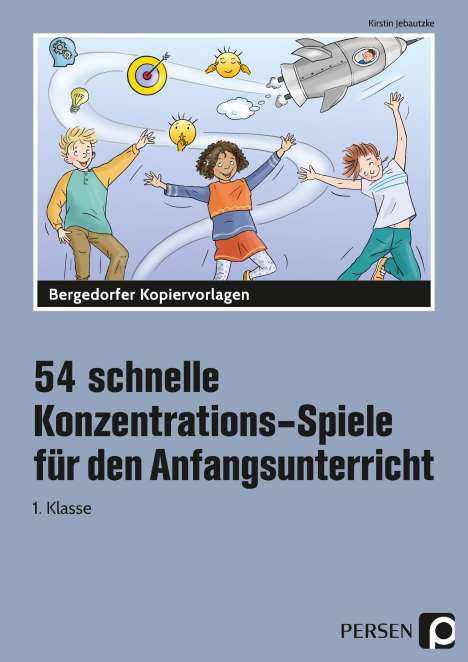 Kirstin Jebautzke: 54 schnelle Konzentrations-Spiele - Anfangsunt., Buch