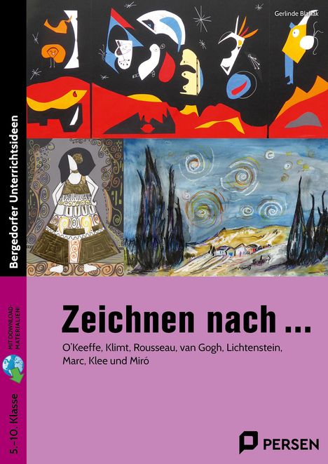 Gerlinde Blahak: Zeichnen nach ..., 1 Buch und 1 Diverse