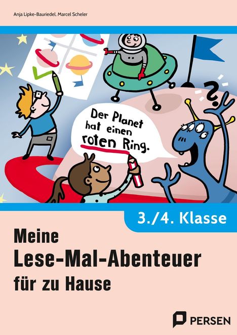Anja Lipke-Bauriedel: Meine Lese-Mal-Abenteuer für zu Hause - 3./4. Kl., Buch