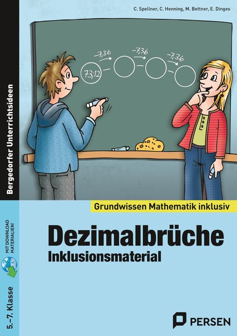 C. Spellner: Dezimalbrüche - Inklusionsmaterial, 1 Buch und 1 Diverse