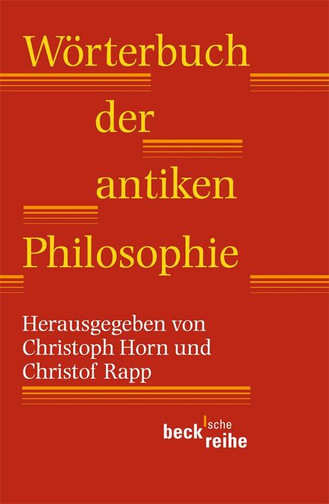 Wörterbuch der antiken Philosophie, Buch