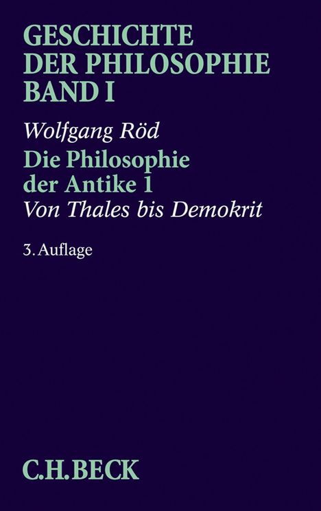 Röd, W: Geschichte d. Philosophie 1, Buch