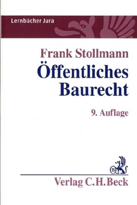 Frank Stollmann: Öffentliches Baurecht, Buch