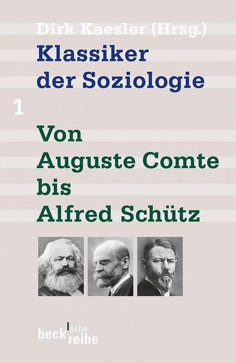 Klassiker der Soziologie 01, Buch
