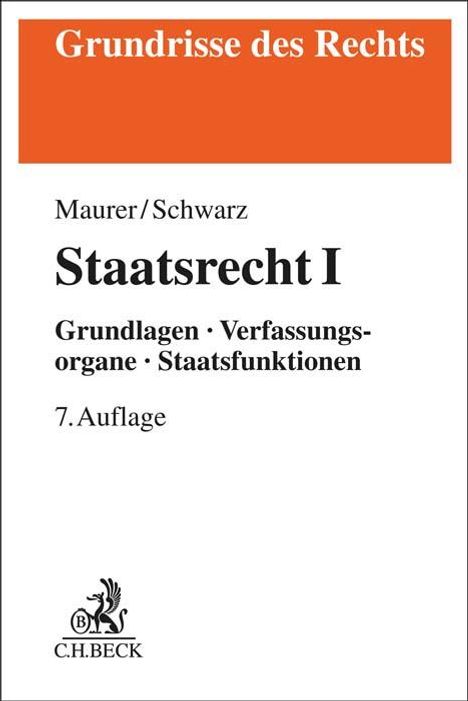 Hartmut Maurer: Staatsrecht I, Buch