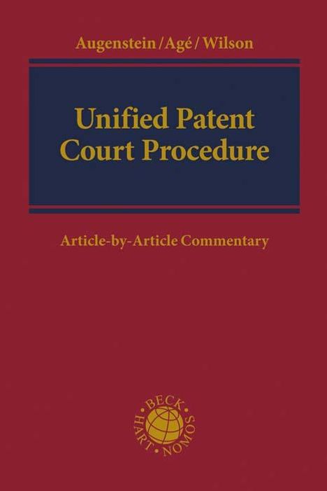 Unified Patent Court Procedure, Buch