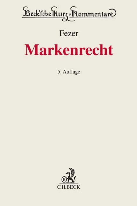 Markenrecht, Buch