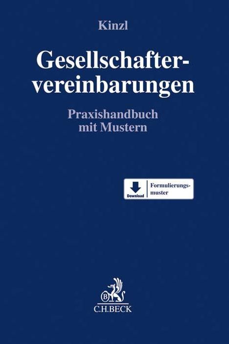 Ulrich-Peter Kinzl: Gesellschaftervereinbarungen, Buch