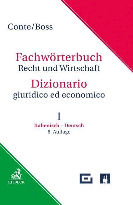 Giuseppe Conte: Fachwörterbuch Recht und Wirtschaft Band 1: Italienisch - Deutsch, Buch