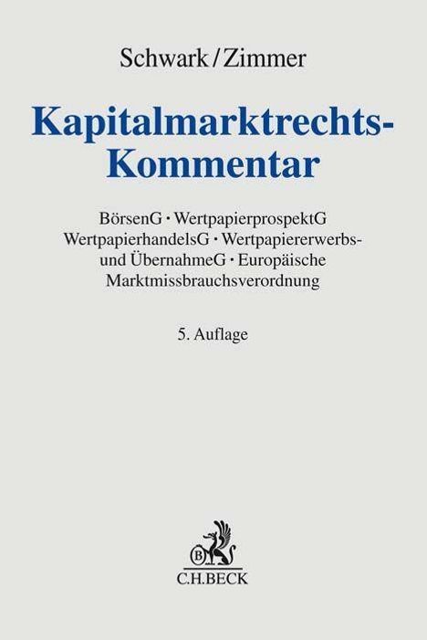 Kapitalmarktrechts-Kommentar, Buch