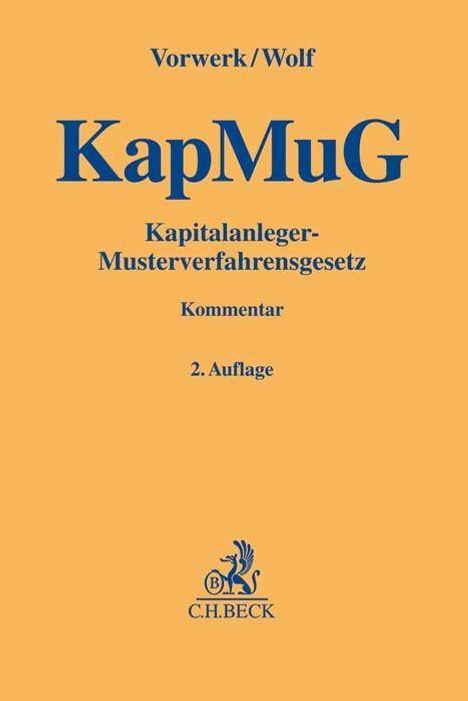 Kapitalanleger-Musterverfahrensgesetz (KapMuG), Buch