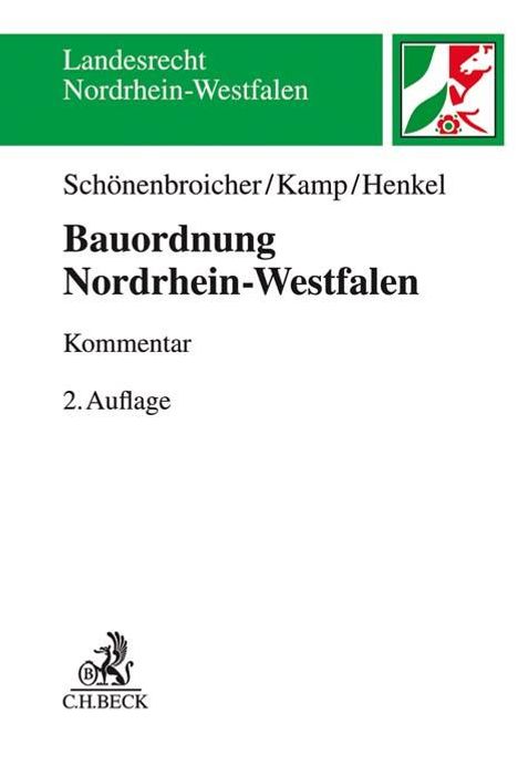 Bauordnung Nordrhein-Westfalen, Buch