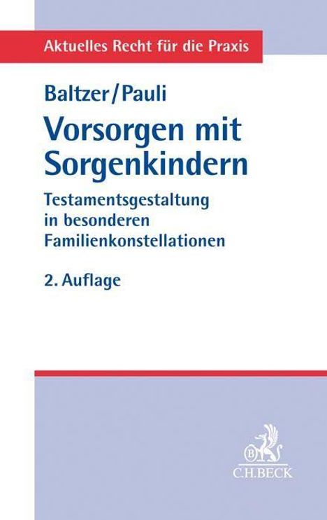 Peter Baltzer: Vorsorgen mit Sorgenkindern, Buch