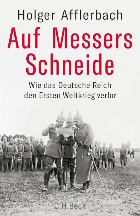 Holger Afflerbach: Auf Messers Schneide, Buch